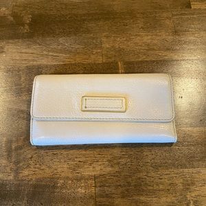 Marc Jacobs Gray Large Leather Wallet